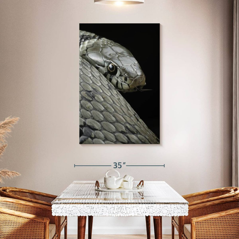 Brampt Necklace Snake, 48" H x 32" W