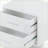 Stylish White 2-Drawer Coffee Table with Hairpin Legs, Space-Saving Storage for Living Room-1333674896