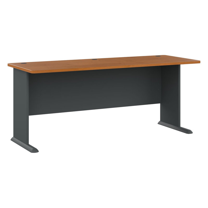 Structure de bureau Series A, Cerisier naturel, H 29,66 po x l 71,54 po x P 26,81 po