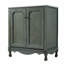 Meuble-lavabo rétro avec lavabo rectangulaire en céramique