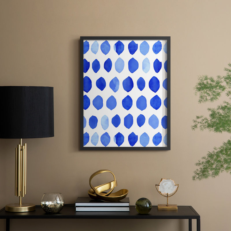 Abstract CDXIV Framed Print - Ready To Hang, 20" H x 16" W, Black