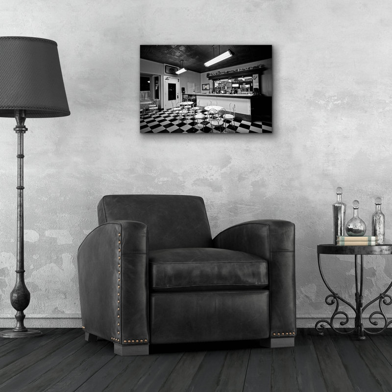  «Soda Parlor» par Decent Exposures, art mural en verre acrylique, 24 po x 16 po, H 16 po x l 24 po