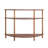  Belcara 3-Tier Curved Accent Table With Beveled Shelves And Doweled Legs-1528830501