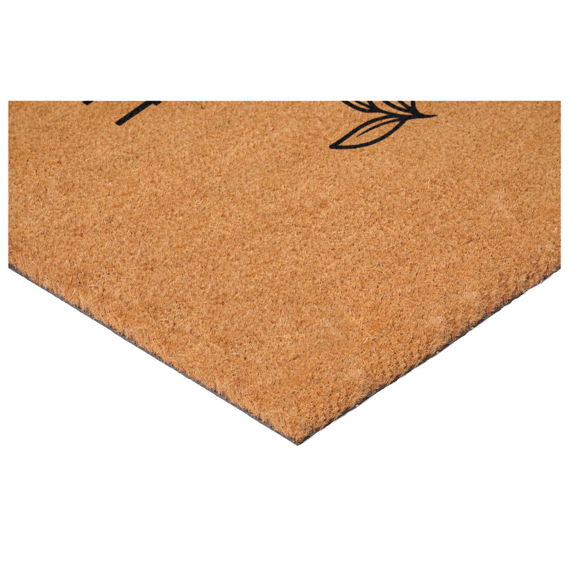 Paillasson Matcha sur café, 17 po x 29 po
