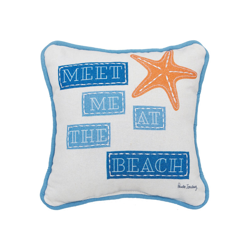  Coussin Starfish At The Beach