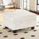 Soft Imitation Wool Plush Storage Ottoman Part E Module For Modular Sofa