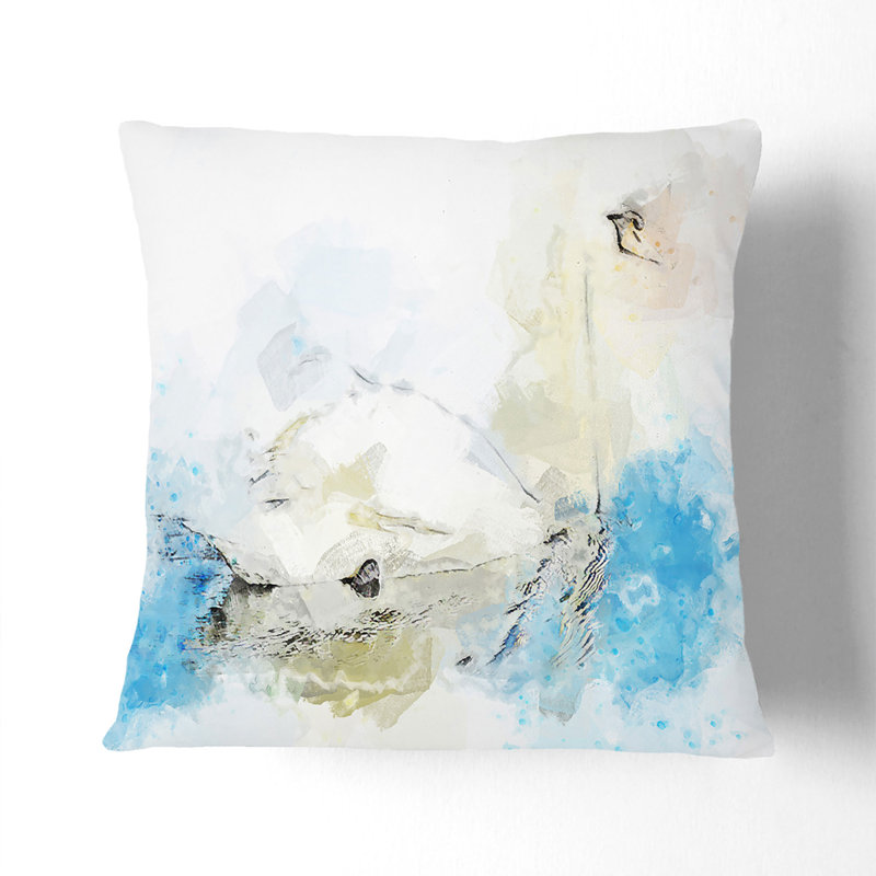 Square Cushion, 55cm H x 55cm W x 20cm D, White