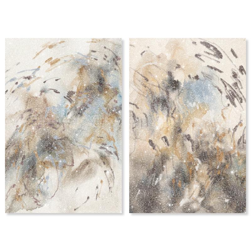 Mindfulness Set Set by Oliver Gal, 48"H x 32"W, Gallery Wrapped
