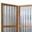 Asther 60 " W x 72 " H 3 - Panel Solid Wood Folding