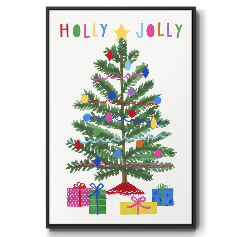 Collection colorée de Noël B, Noir, H 25 po x l 17 po x P 1,5 po