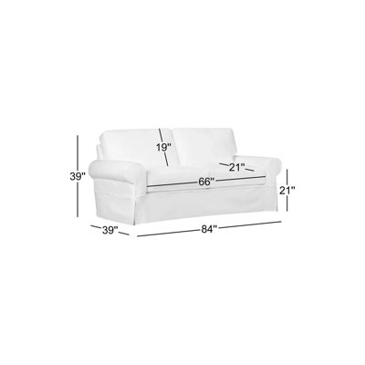 Porter 84'' Slipcovered Sofa