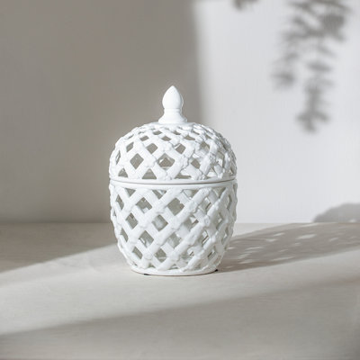 Ballas Bird Lidded Jar