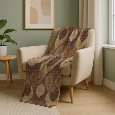Jeté de style Mid-Century Addison Sherpa ASB749