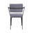 Cargo Gray Fabric & Gunmetal Finish Office Chair-1751349851