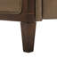 Fauteuil inclinable manuel en cuir véritable de 32,3 po de largeur avec main courante en bois massif Liauro (ensemble de 2)-769439678