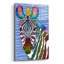 Bungalow Rose «Rainbow Zebra» par Hello Angel, art mural en verre acrylique-359247977