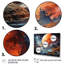 Orange, noir, astronomique, espace, rêves I-1604172048-1604172049