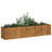 vidaXL Planter Rusty Weathering Steel Large Durable Planter-195396341