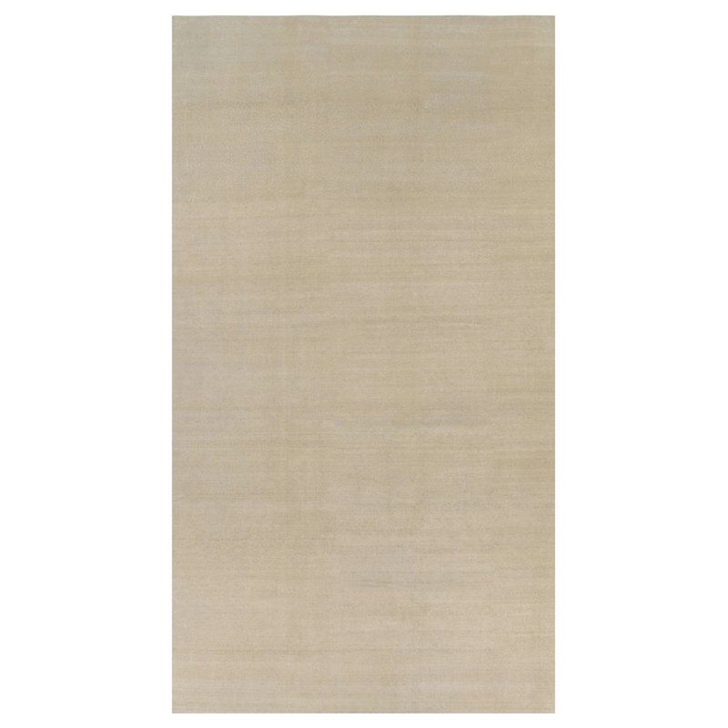 Rug & Kilim’S Oversized Contemporary Textural Solid Rug In Beige Tones