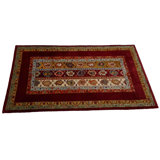 Nedrah Hand Woven Cotton and Wool Oriental Area Rug