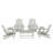 Laguna 7-Piece Foldable Outdoor Adirondack Chair with Table-83650230