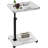 Adjustable Height C Table With 360° Swivel, Multi-Functional Side Table For Living Room, Bedroom, Sofa And Bed, Space-Saving TV Tray Table With Wheels And Sturdy Wooden Top-878224251