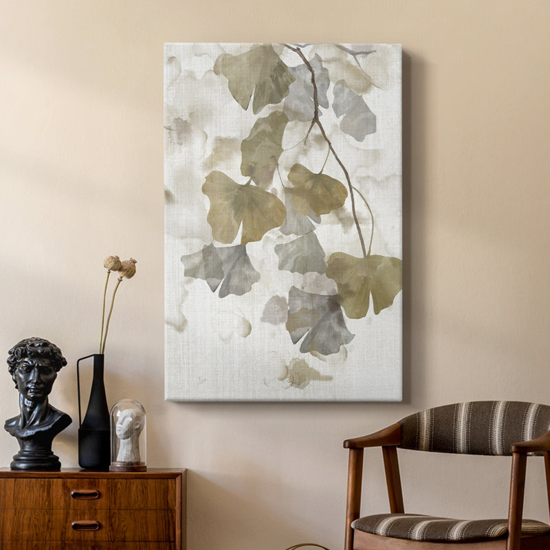 Ginkgo Accent II - galerie sur mesure Cavas, H 27 po x l 18 po