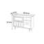 Armoire d'appoint moderne et multifonctionnelle avec rangement