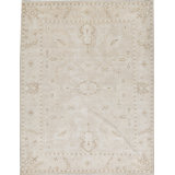Hand-Knotted High-Quality Camel and Cream Area Rug