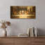 «The_Last_Supper _-_ Leonardo_Da_Vinc_COLOR CORRECTÉ» par Leonardo Da Vinci, art mural en métal doré, 24 po x 12 po-75744456