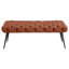 Galiano Black Upholstered Tufted Bench-1827934733