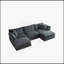 Canapé modulaire 5 places en U