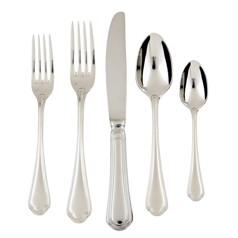 Medici 5 Piece 18/10 Stainless Steel Flatware Set, Service for 1