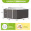 Remise extérieure pour outils en métal-99168255-99168252