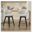 Tabouret de bar en chenille-899963697