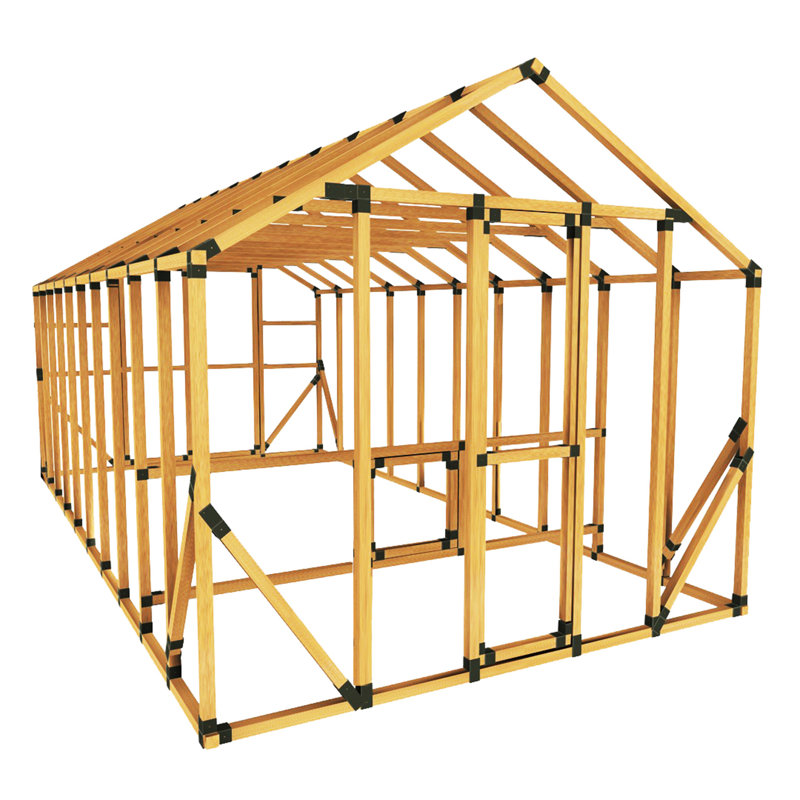 Ensemble de poulailler 10 pi x 20 pi pour jusqu'à 30 poulets