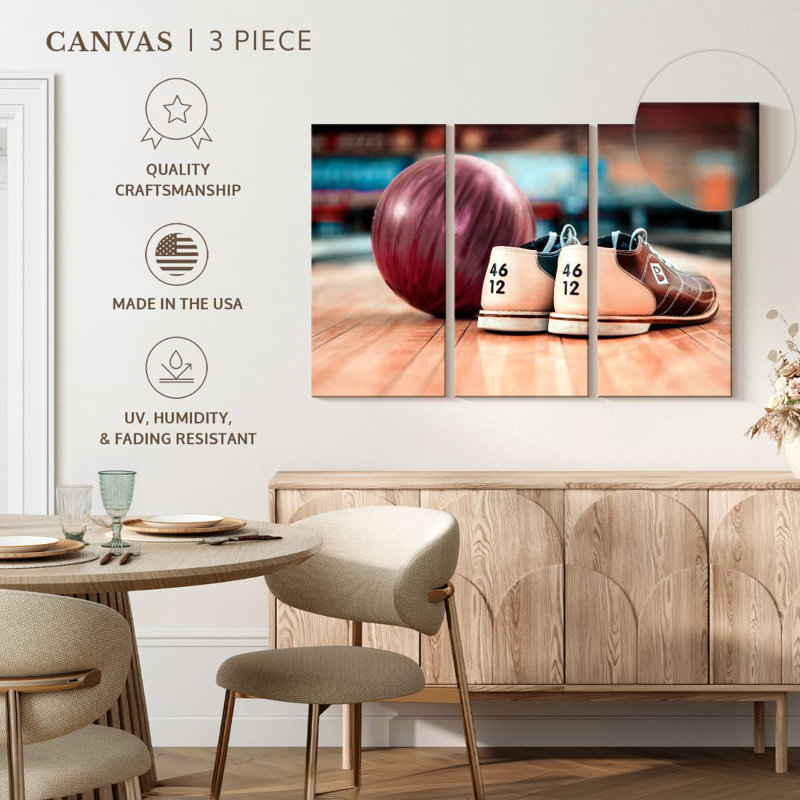 Tonight We Bowl, 48" H x 74" W