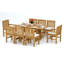 Devon Outdoor 9 - Piece Teak Dining Set