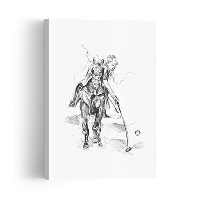 Reproduction d'art dynamique cheval contemporain