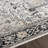 Haughton Machine Washable Oriental Black/Taupe Area Rug-1528100198