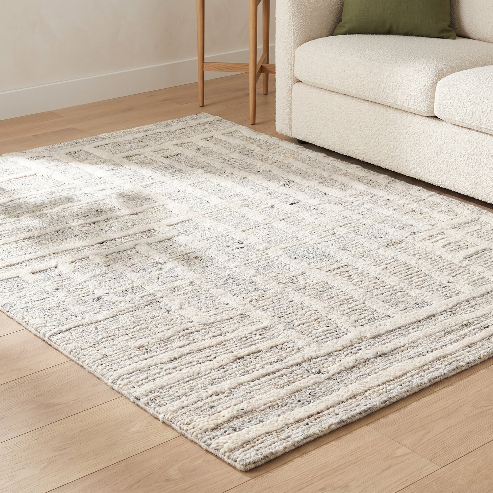 Edwardo Hand-Woven Abstract Rug, Rectangle 5' x 7'6"