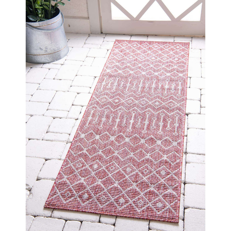 Tapis d'extérieur Preen couleur rouille, Tapis de couloir 2 pi x 6 pi