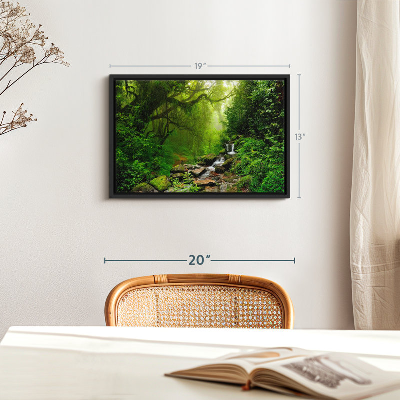 Forest Stream Canvas Print, 13" H x 19" W
