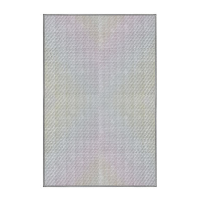 Tapis zone grise à motifs