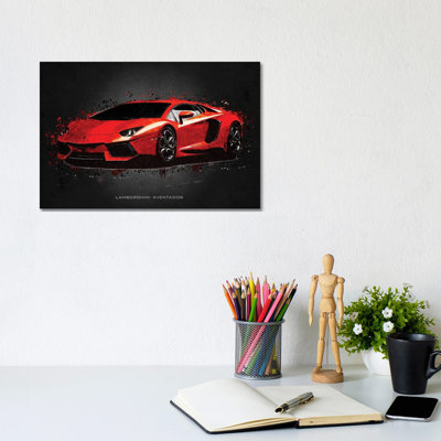 Lamborghini Aventador- Gallery-Wrapped Canvas Giclée