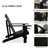 Wooden Chair, Outdoor Backyard Seat With Cup Holder. For Patio. Black. & Attractive Chair Backyard,