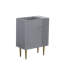 Base de meuble-lavabo 21,6 po seulement, tablette ouverte à droite, gris mat GF-24V06-21MGR-2063284134