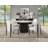 Round Dining Table With Artificial Marble Top