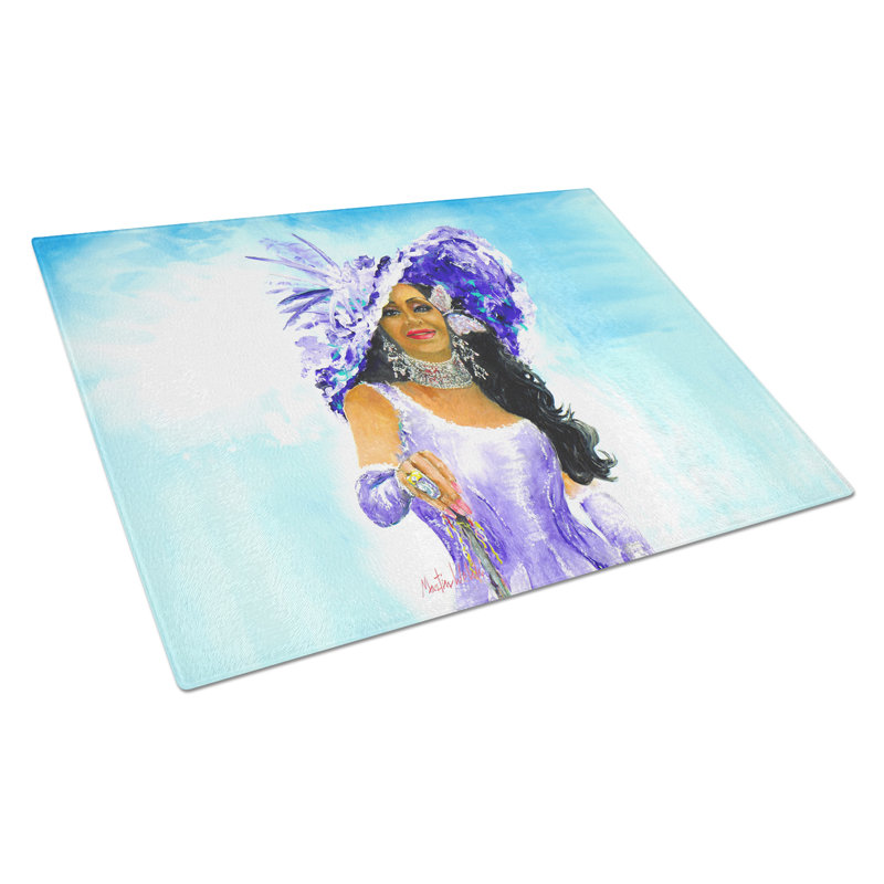 Planche à découper en verre Pâques Parade