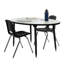 Table d'activité ovale 30 x 60 avec pieds fuselés réglables Adapte - Tableau blanc / noir Adapte-116975281